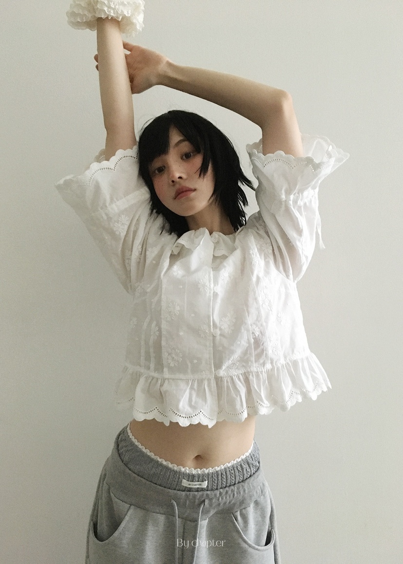 BY CHAPTER東大門㊣代購女士新品時尚職業推薦人氣襯衫蕾絲衫Chapter襯衫/蕾絲衫