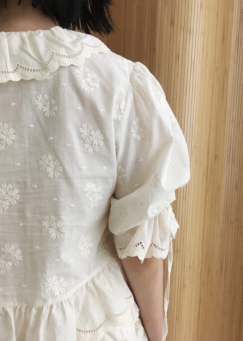 BY CHAPTER東大門㊣代購女士新品時尚職業推薦人氣襯衫蕾絲衫Chapter襯衫/蕾絲衫