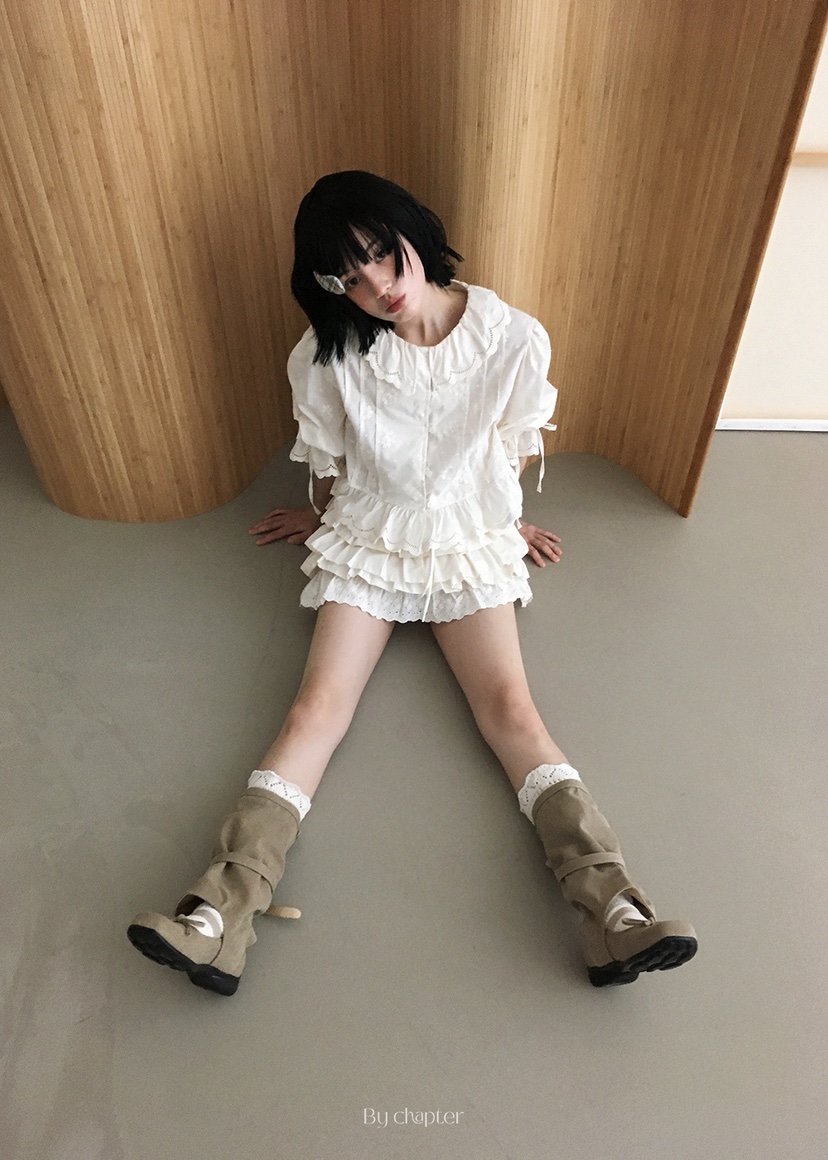BY CHAPTER東大門㊣代購女士新品時尚職業推薦人氣襯衫蕾絲衫Chapter襯衫/蕾絲衫
