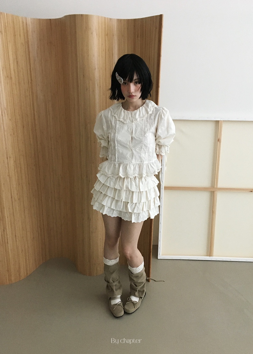 BY CHAPTER東大門㊣代購女士新品時尚職業推薦人氣襯衫蕾絲衫Chapter襯衫/蕾絲衫