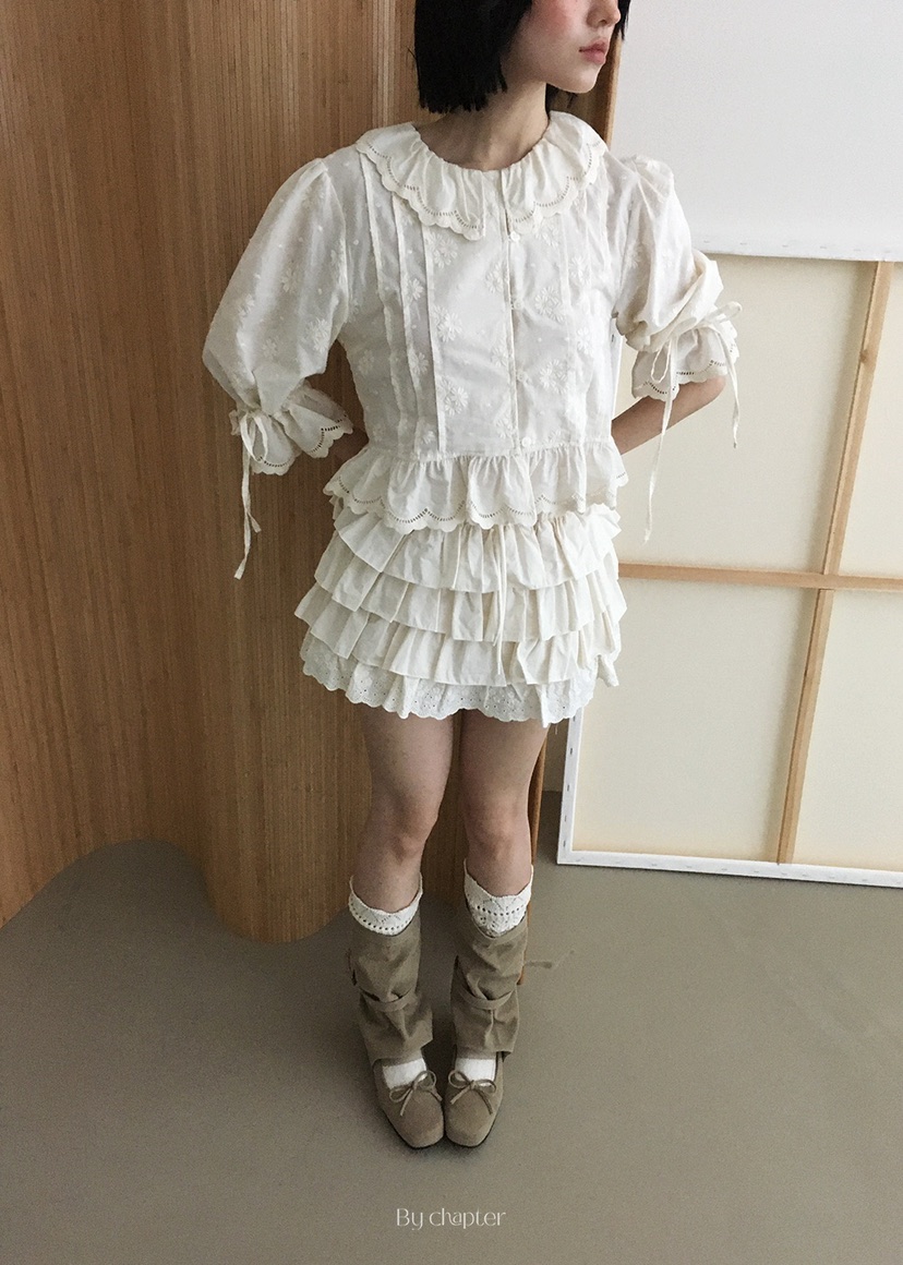BY CHAPTER東大門㊣代購女士新品時尚職業推薦人氣襯衫蕾絲衫Chapter襯衫/蕾絲衫