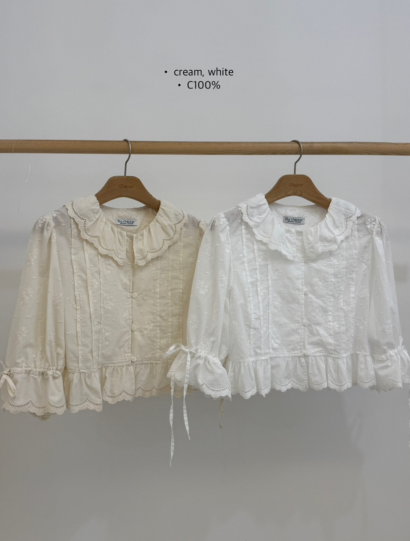 BY CHAPTER東大門㊣代購女士新品時尚職業推薦人氣襯衫蕾絲衫Chapter襯衫/蕾絲衫