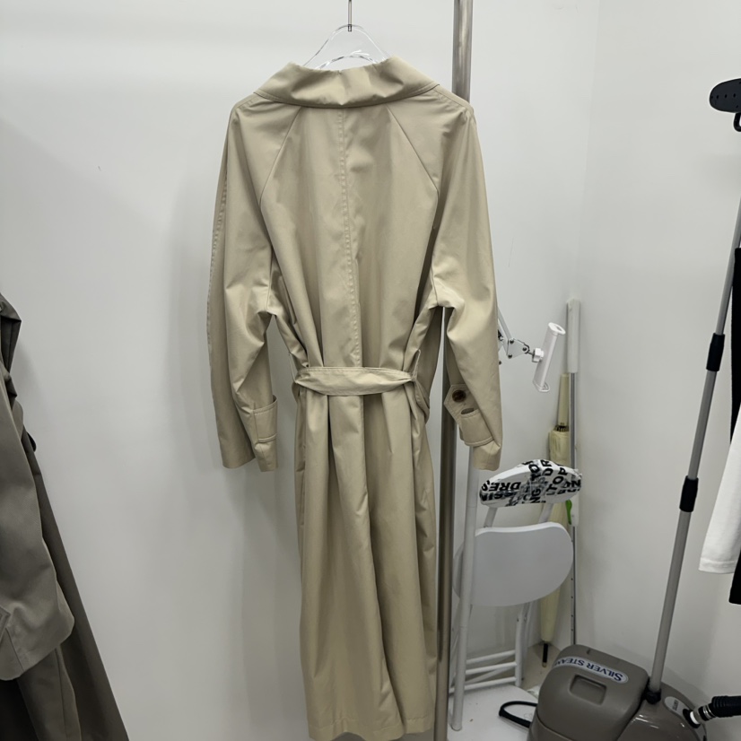 TOPDRESSING韓國直郵㊣女士新品25秋冬時尚人氣長款風衣含腰帶TOPDRESSING長款風衣