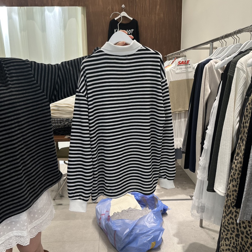 BUCKLE東大門㊣代購女裝新款休閑推薦熱賣真品時尚職業長袖T恤BUCKLE長袖T恤