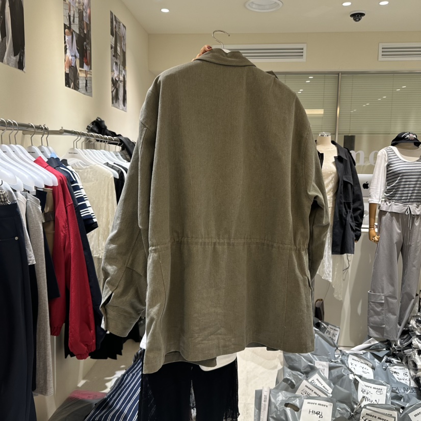 MOREMORE韓國直郵㊣女士新品真品推薦時尚25秋冬職業夾克口袋more more夾克