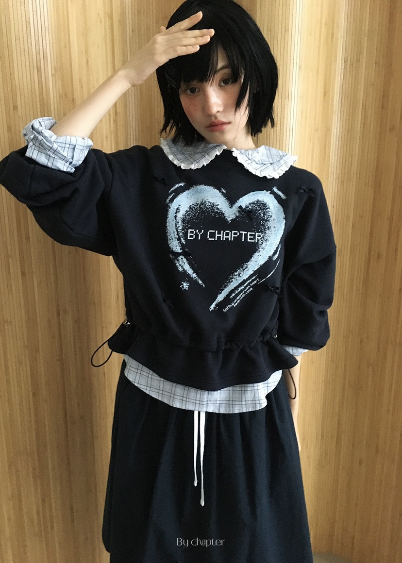 BY CHAPTER東大門㊣直郵女裝新品真品熱賣職業25秋冬休閑衛衣Chapter衛衣
