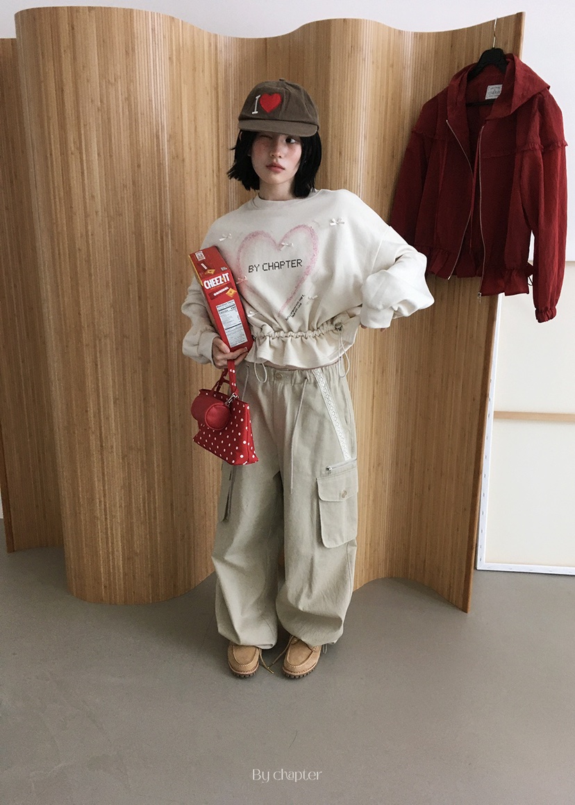 BY CHAPTER東大門㊣直郵女裝新品真品熱賣職業25秋冬休閑衛衣Chapter衛衣