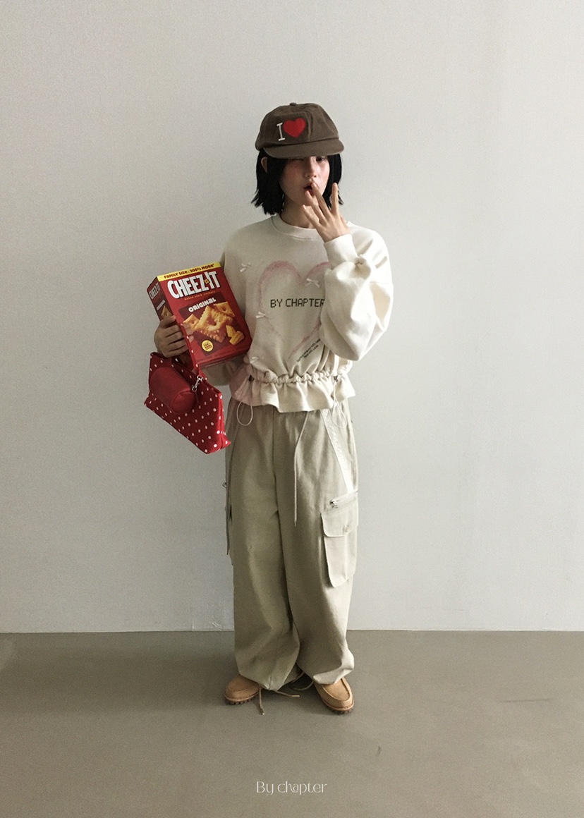 BY CHAPTER東大門㊣直郵女裝新品真品熱賣職業25秋冬休閑衛衣Chapter衛衣