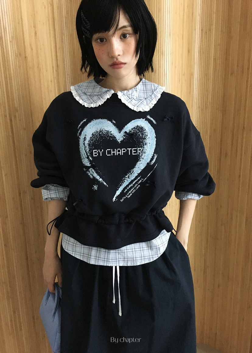BY CHAPTER東大門㊣直郵女裝新品真品熱賣職業25秋冬休閑衛衣Chapter衛衣圖色2