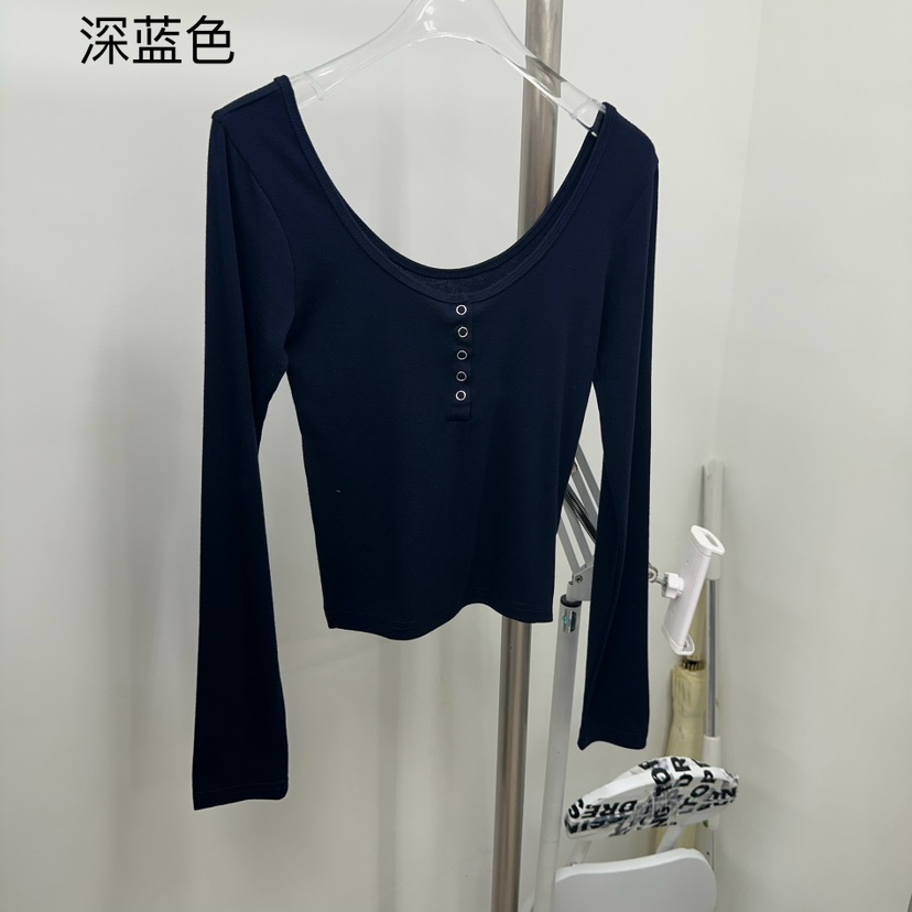 TOPDRESSING韓國直郵㊣女士新品時尚真品熱賣人氣休閑長袖T恤TOPDRESSING長袖T恤圖色3