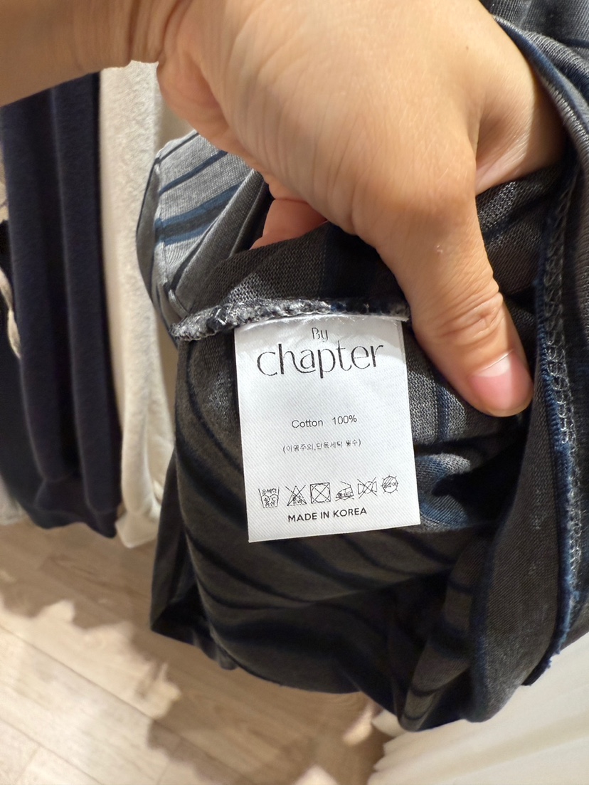 BY CHAPTER東大門㊣代購女裝新品休閑時尚推薦人氣長袖T恤Chapter長袖T恤