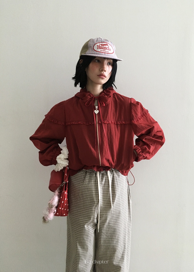 BY CHAPTER東大門㊣直郵女士新款人氣25秋冬時尚休閑夾克連帽Chapter夾克