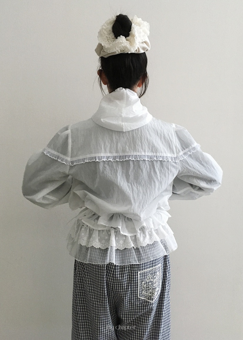 BY CHAPTER東大門㊣直郵女士新款人氣25秋冬時尚休閑夾克連帽Chapter夾克