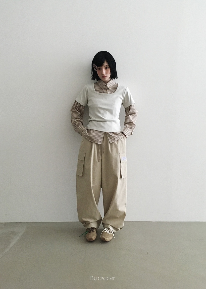 BY CHAPTER韓國代購㊣女裝新款人氣時尚熱賣真品推薦休閑褲Chapter休閑褲