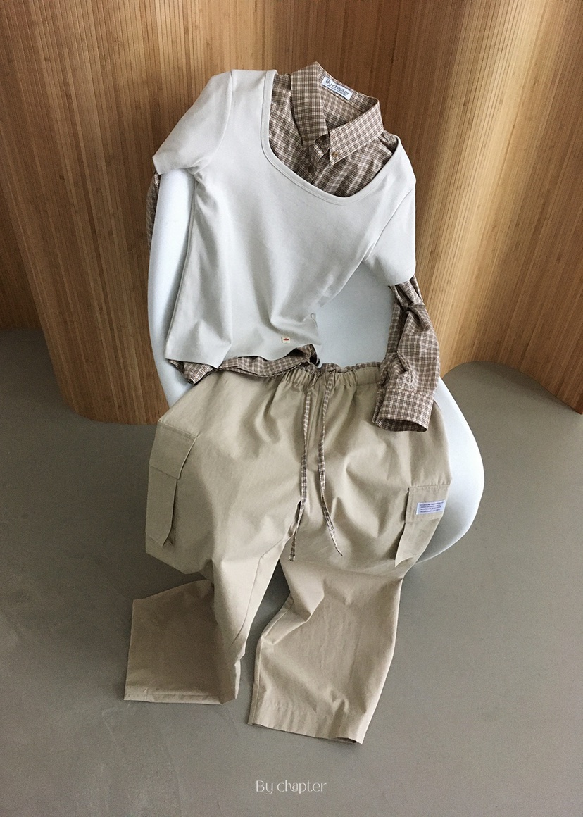 BY CHAPTER韓國代購㊣女裝新款人氣時尚熱賣真品推薦休閑褲Chapter休閑褲