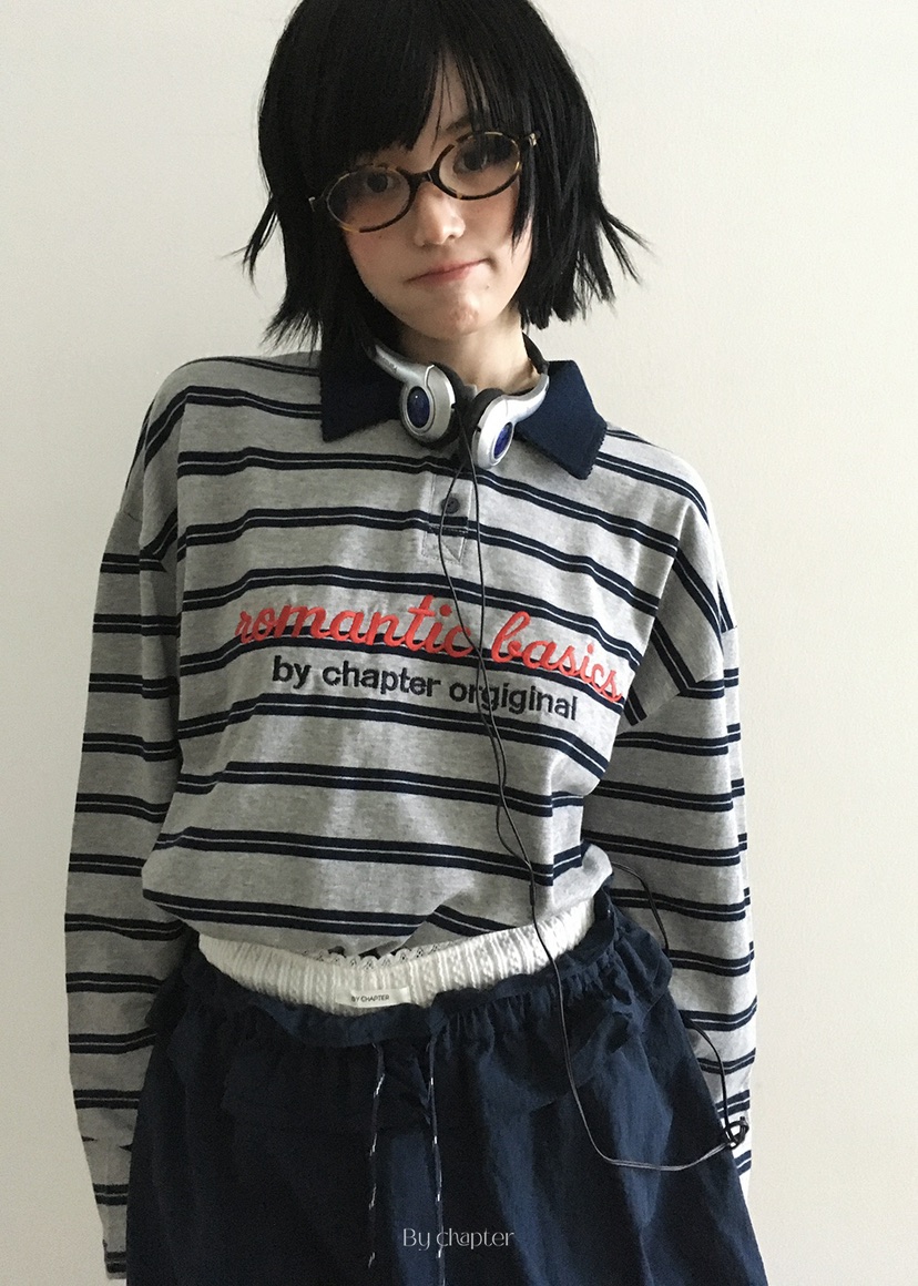 BY CHAPTER東大門㊣代購女士新品時尚職業推薦25秋冬長袖T恤Chapter長袖T恤圖色3