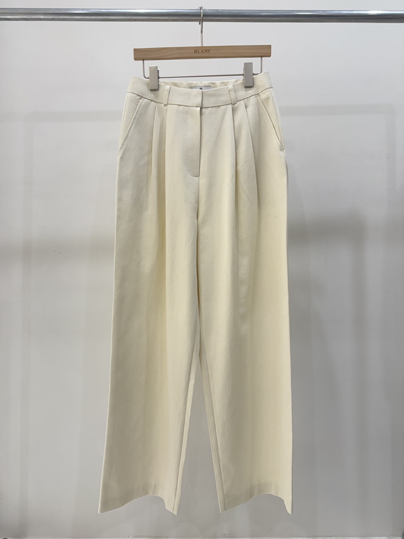 BLANC-A東大門㊣代購女裝新款真品休閑25秋冬職業休閑褲天絲BLANC-A休閑褲