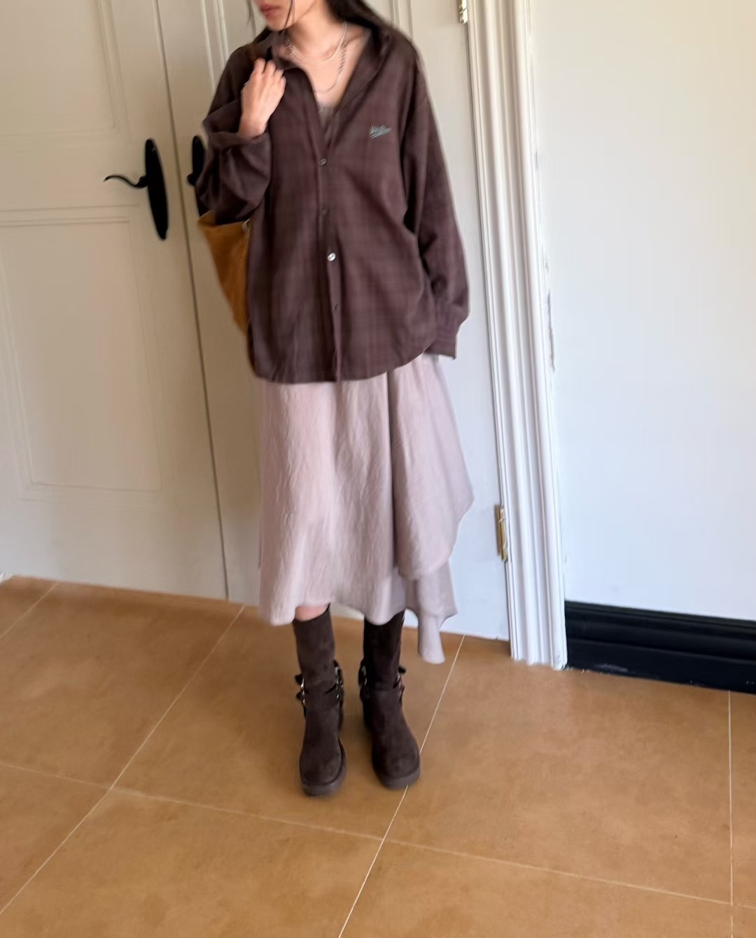 STANDING韓國直郵㊣女裝新款熱賣休閑推薦真品25秋冬襯衫蕾絲衫STANDING襯衫/蕾絲衫