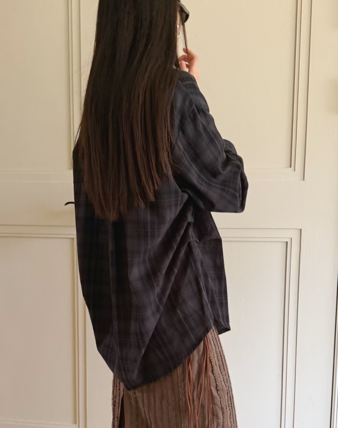 STANDING韓國直郵㊣女裝新款熱賣休閑推薦真品25秋冬襯衫蕾絲衫STANDING襯衫/蕾絲衫