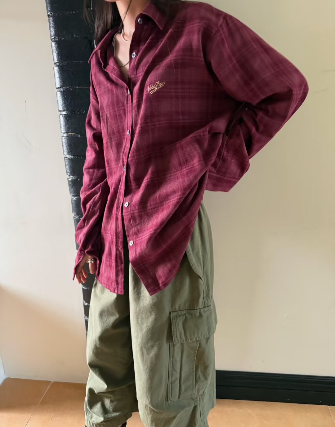 STANDING韓國直郵㊣女裝新款熱賣休閑推薦真品25秋冬襯衫蕾絲衫STANDING襯衫/蕾絲衫圖色1