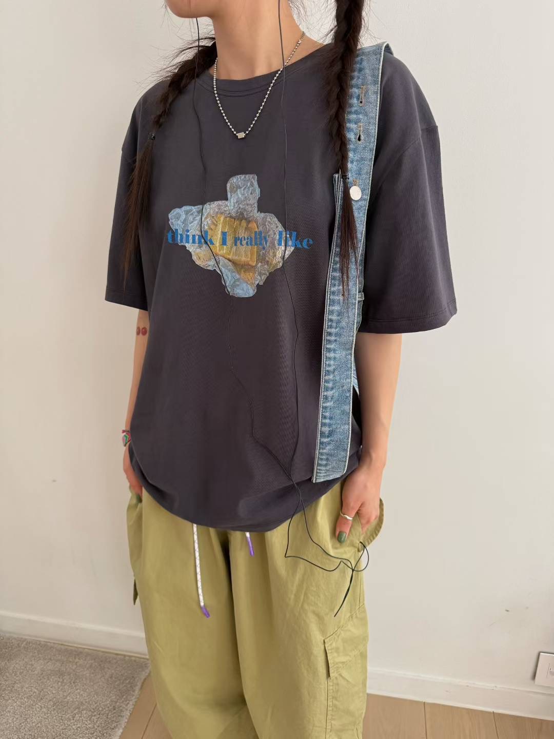 STANDING韓國代購㊣女裝新款真品職業時尚休閑熱賣人氣推薦T恤STANDINGT恤圖色2