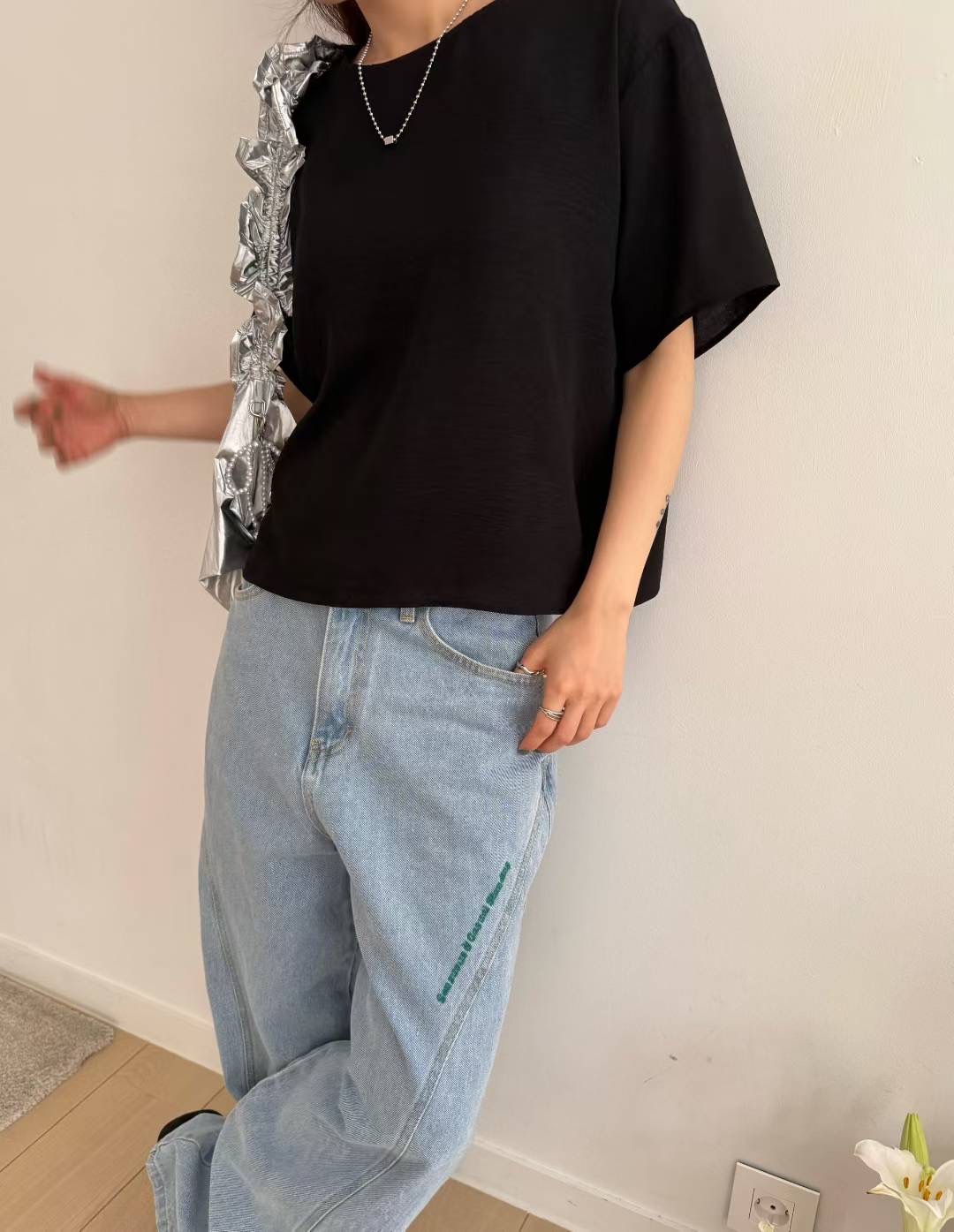 STANDING韓國代購㊣女裝新品時尚人氣25秋冬熱賣推薦休閑T恤STANDINGT恤
