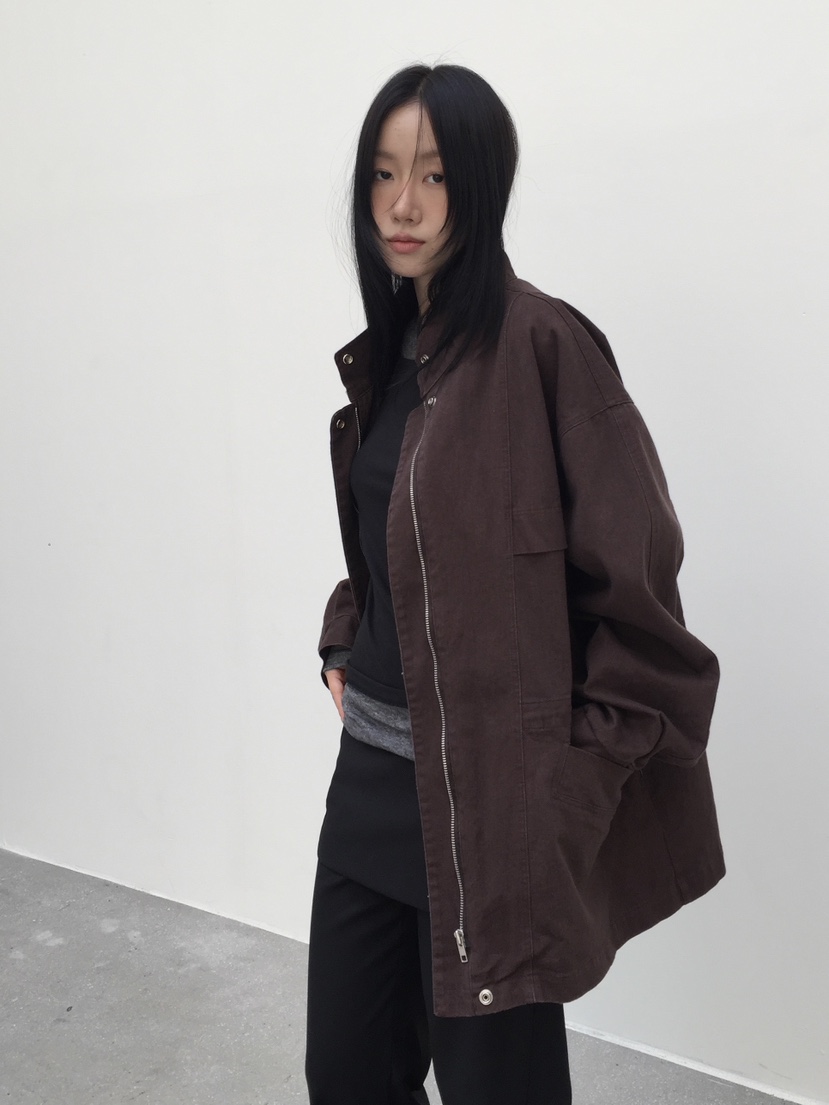 LOVE MOMENT韓國代購㊣女裝新品休閑25秋冬職業時尚人氣夾克LOVE MOMENT夾克