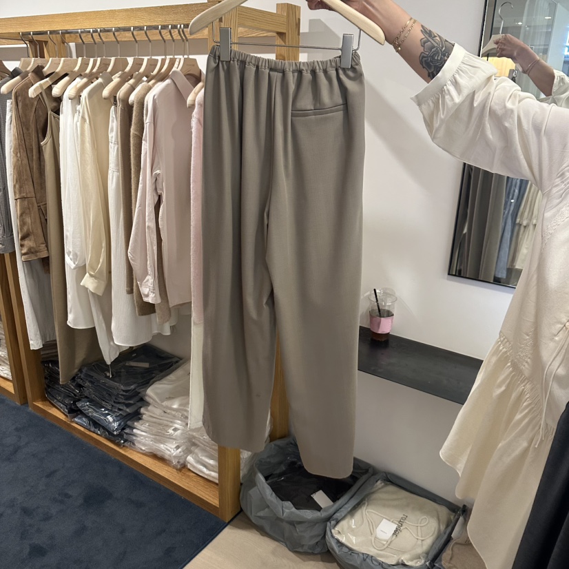 ROUNDER東大門㊣直郵女士新品職業真品時尚25秋冬休閑休閑褲ROUNDER休閑褲