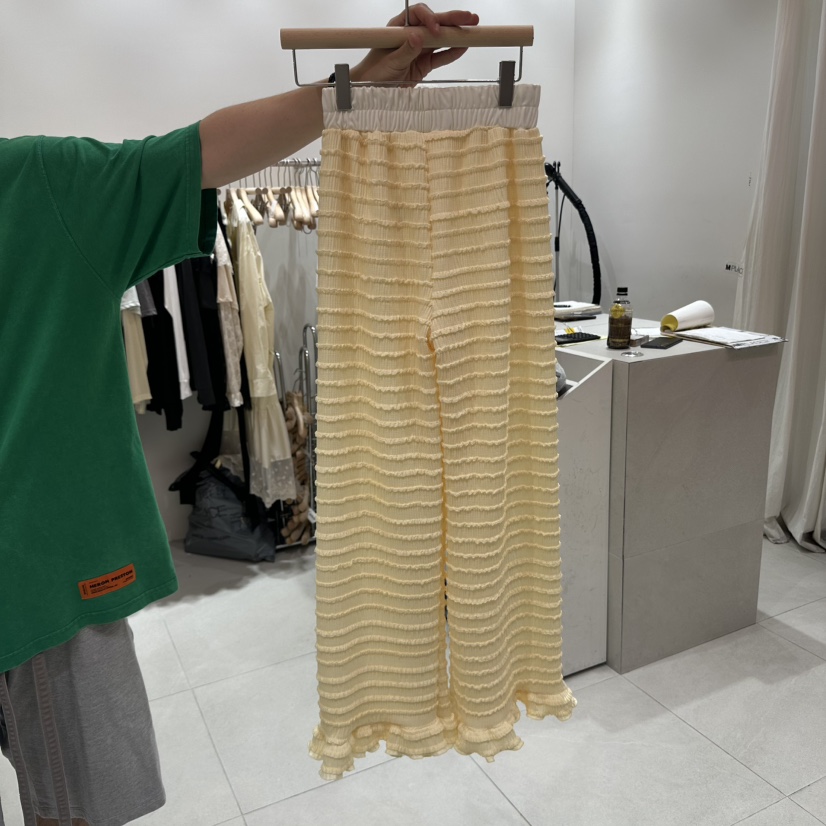 MINI UNNI東大門㊣實拍女士新品25秋冬時尚休閑熱賣休閑褲MINI UNNI休閑褲