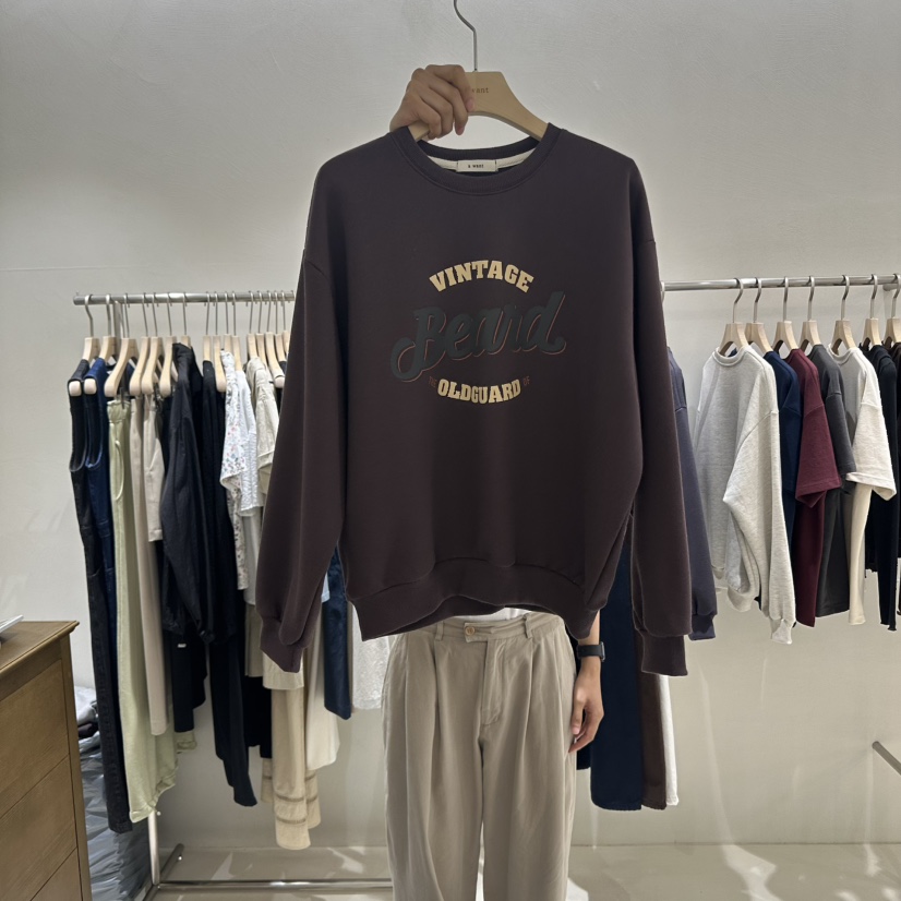 A WANT韓國代購㊣女裝新品真品推薦人氣休閑25秋冬職業衛衣A WANT衛衣圖色2