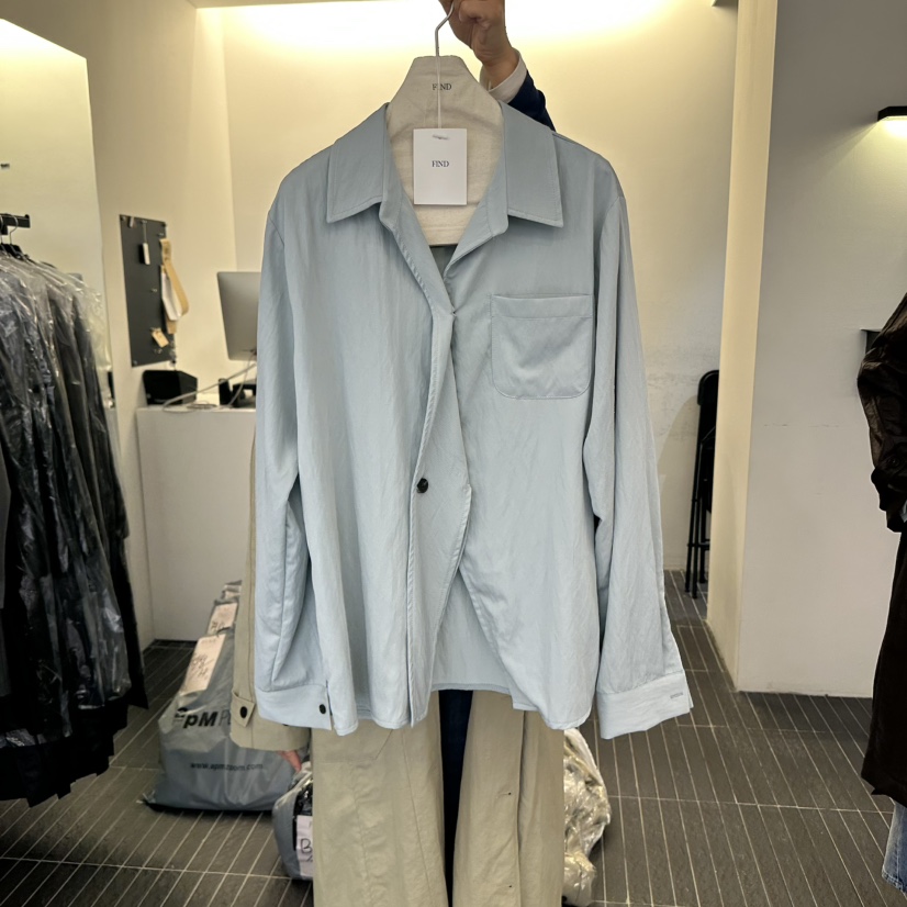 FIND-P韓國代購㊣女士新款熱賣推薦職業人氣25秋冬襯衫蕾絲衫FIND-P襯衫/蕾絲衫圖色2