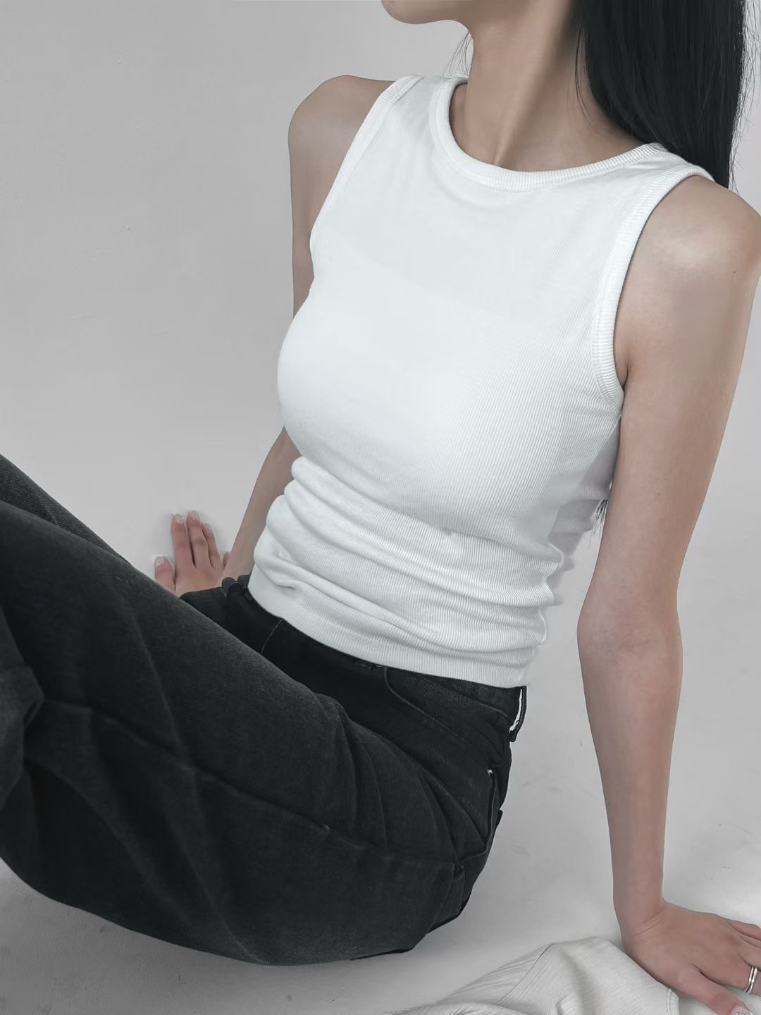 PLATFORM韓國代購㊣女裝新款推薦熱賣25秋冬職業時尚吊帶背心OPENRUN吊帶/背心