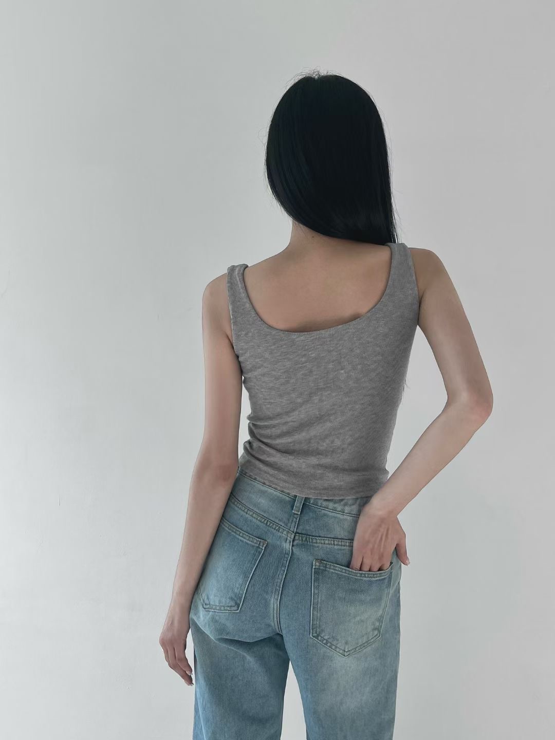PLATFORM東大門㊣直郵女士新款25秋冬休閑職業熱賣吊帶背心OPENRUN吊帶/背心