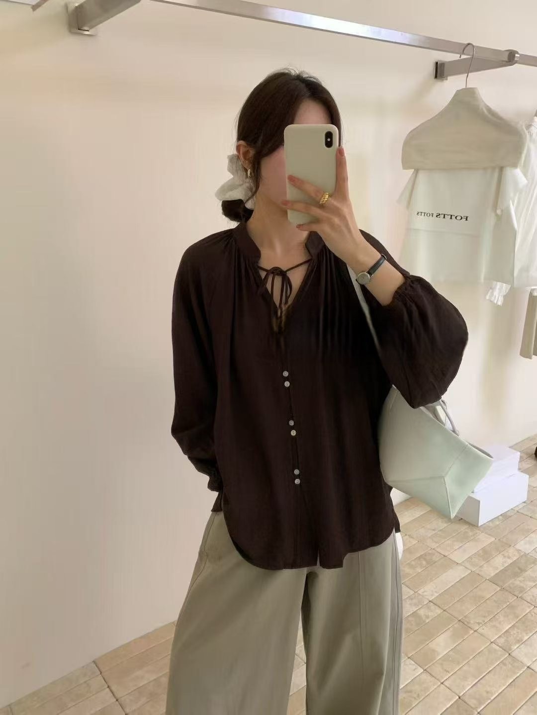 HIT東大門㊣直郵女裝新品休閑時尚人氣真品職業推薦襯衫蕾絲衫HIT襯衫/蕾絲衫