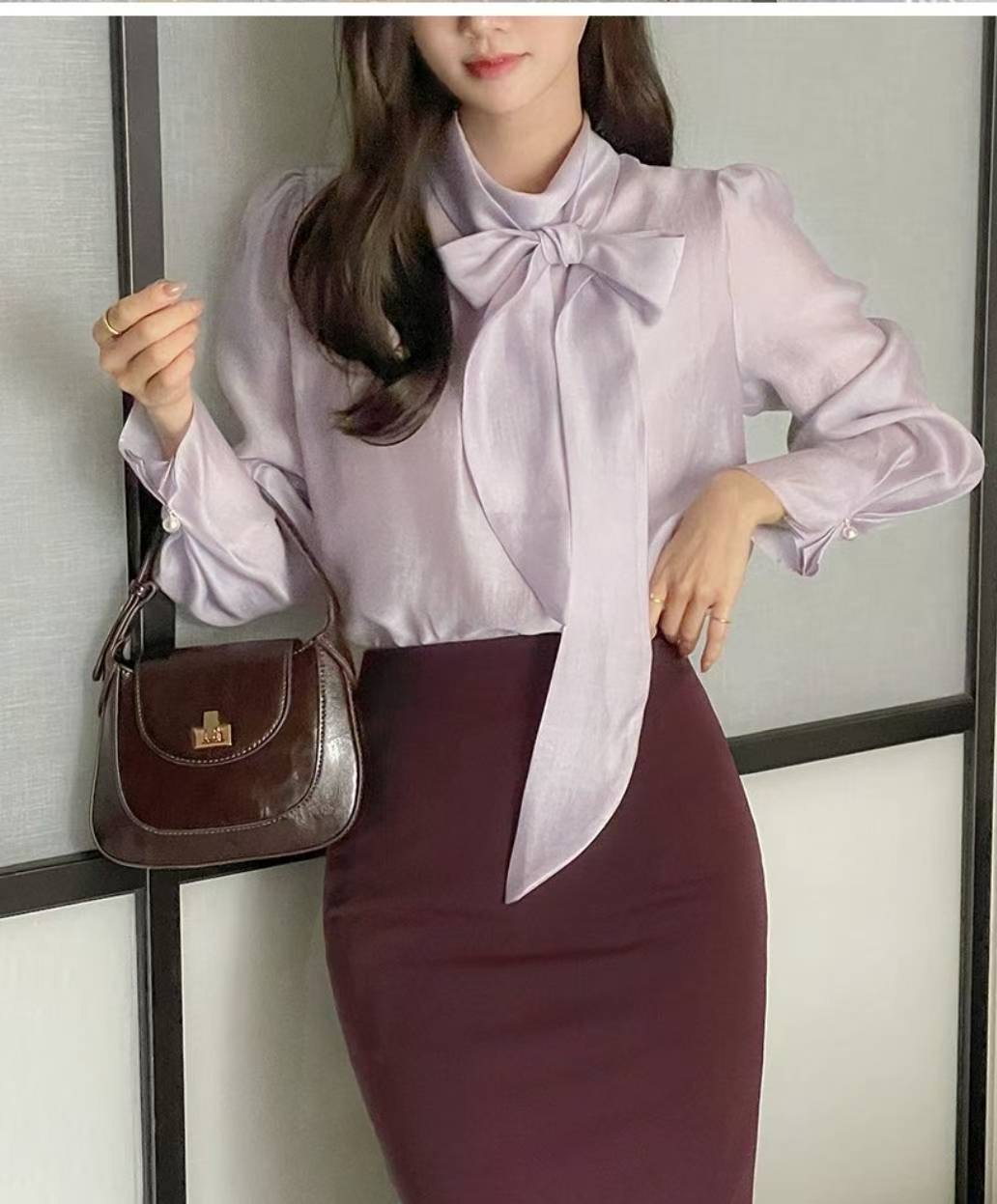 GUNNY GIRLS-거니걸스-T東大門㊣實拍女裝新款25秋冬襯衫蕾絲衫GUNNY GIRLS襯衫/蕾絲衫