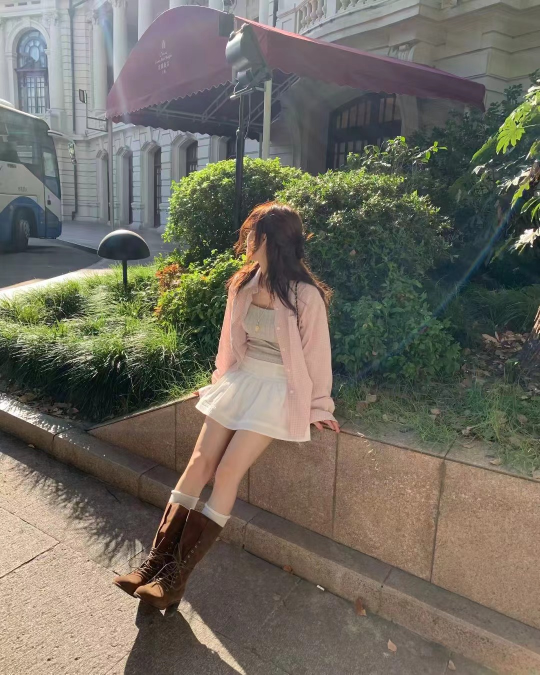 EZEDIARY韓國代購㊣女士新款推薦人氣職業熱賣襯衫蕾絲衫格紋EZEDIARY襯衫/蕾絲衫