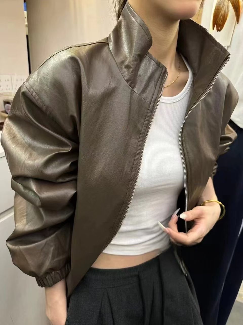 HIT韓國直郵㊣女士新品推薦時尚休閑熱賣25秋冬夾克不含內搭HIT夾克