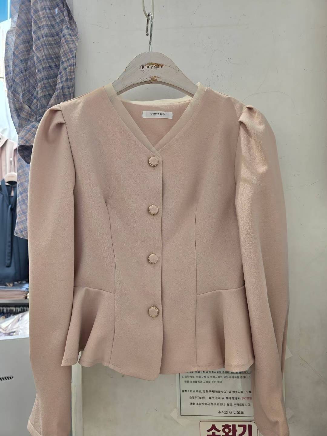 GUNNY GIRLS-거니걸스-T東大門㊣實拍女裝新品熱賣襯衫蕾絲衫GUNNY GIRLS襯衫/蕾絲衫圖色2