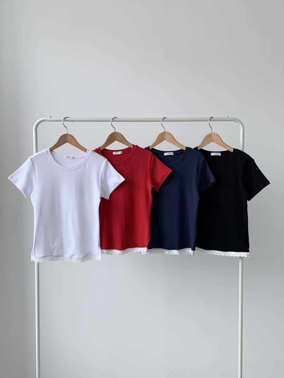 BRAND MARKET-브랜드마켓-T韓國直郵㊣女士新品休閑職業T恤BRAND MARKET-OTT恤圖色4左四色