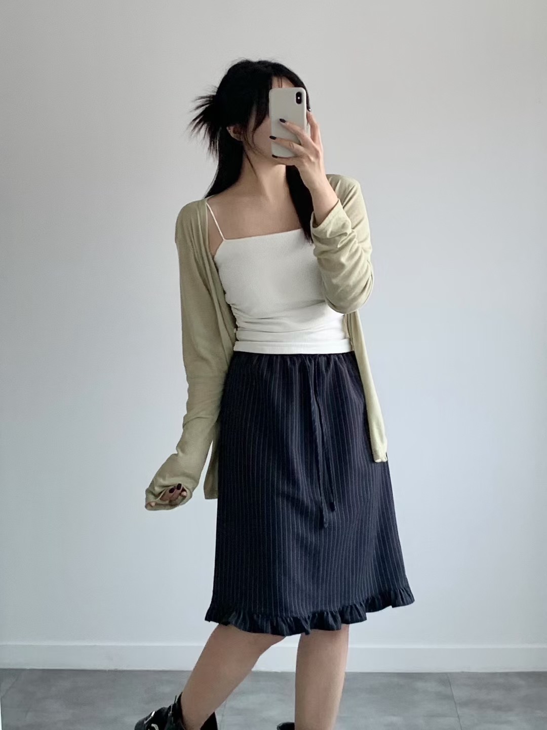 BRAND MARKET-브랜드마켓-T東大門㊣直郵女裝新品人氣半身裙中短裙荷葉邊BRAND MARKET-OT半身裙/中短裙