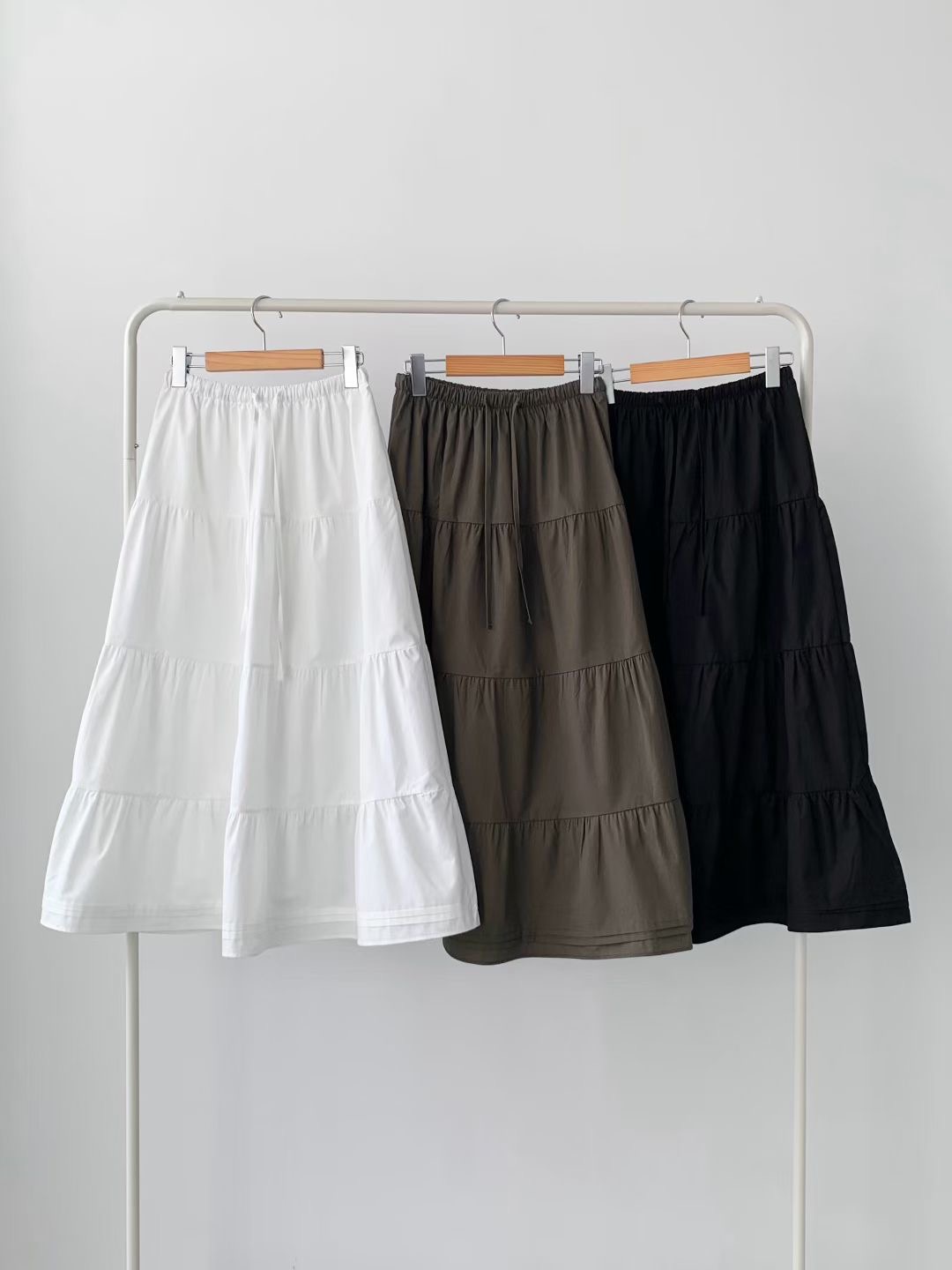 BRAND MARKET-브랜드마켓-T東大門㊣直郵女裝新品休閑長裙BRAND MARKET-OT長裙圖色3左三色