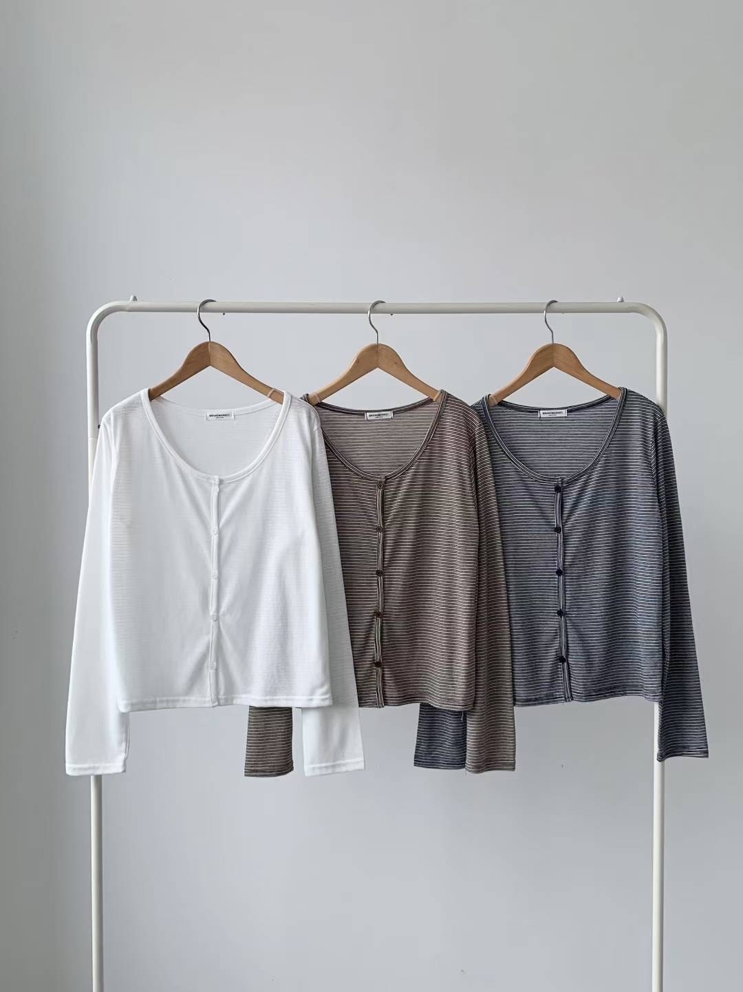 BRAND MARKET-브랜드마켓-T東大門㊣直郵女士新款25秋冬針織衫開衫BRAND MARKET-OT針織衫圖色3左三色
