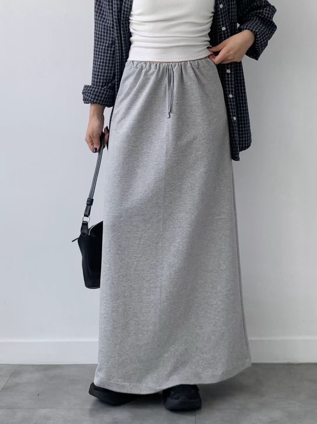 BRAND MARKET-브랜드마켓-T東大門㊣實拍女裝新款休閑長裙流蘇BRAND MARKET-OT長裙