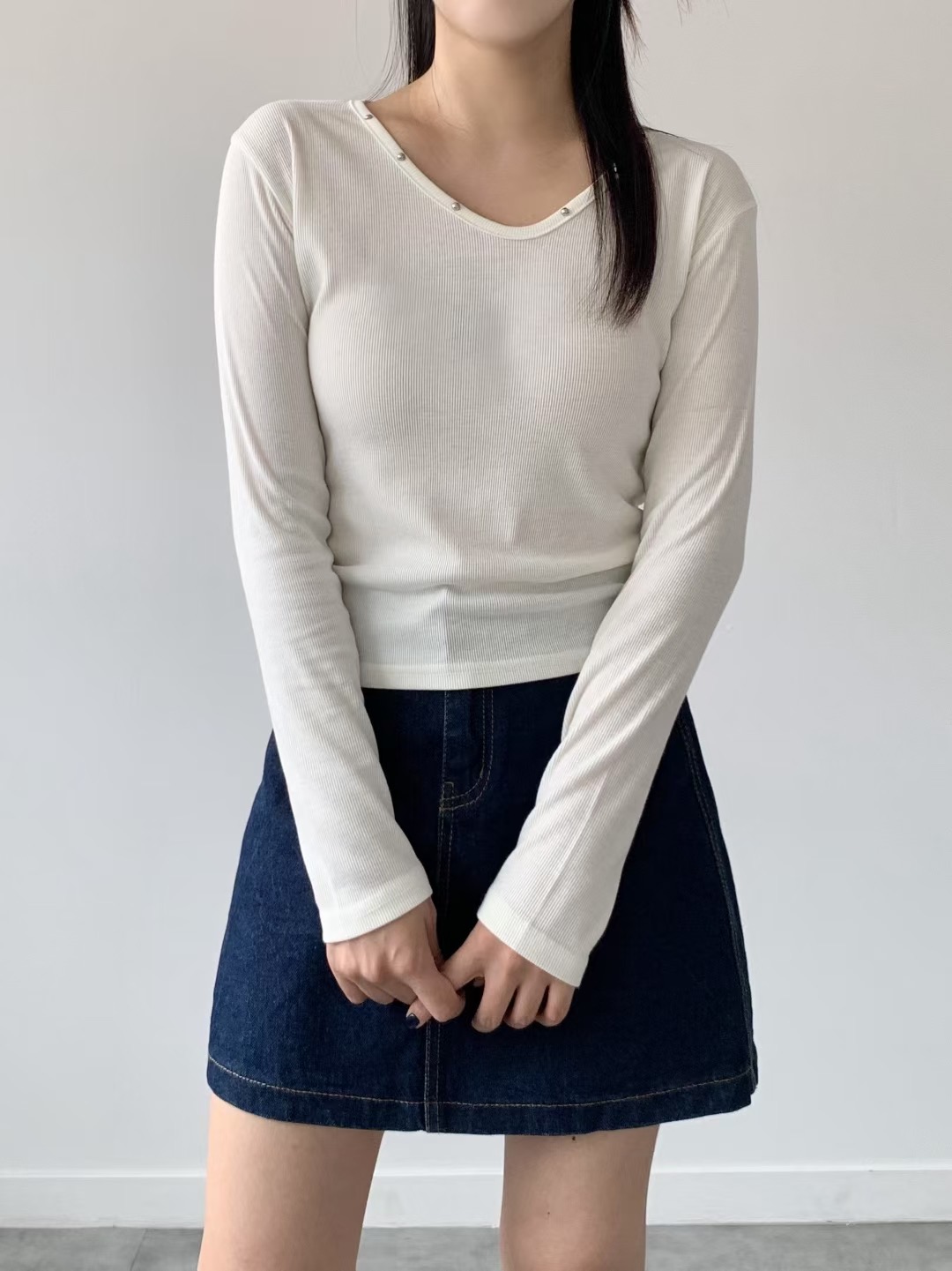 BRAND MARKET-브랜드마켓-T韓國直郵㊣女士新款人氣長袖T恤BRAND MARKET-OT長袖T恤