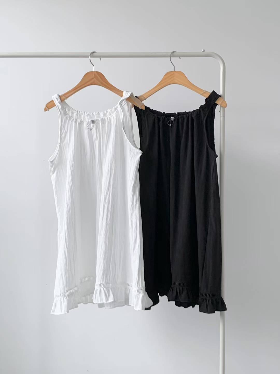 BRAND MARKET-브랜드마켓-T東大門㊣實拍女士新款人氣連衣裙荷葉邊BRAND MARKET-OT連衣裙圖色2左二色