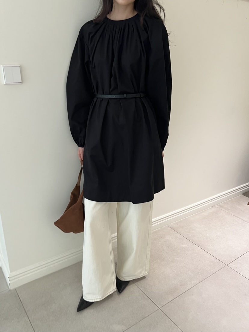 ME MO東大門㊣代購女士新款人氣推薦休閑時尚連衣裙不含腰帶ME MO連衣裙