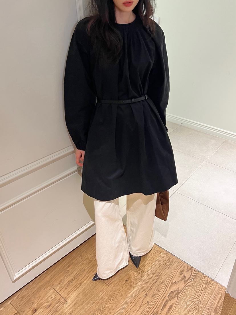 ME MO東大門㊣代購女士新款人氣推薦休閑時尚連衣裙不含腰帶ME MO連衣裙圖色2