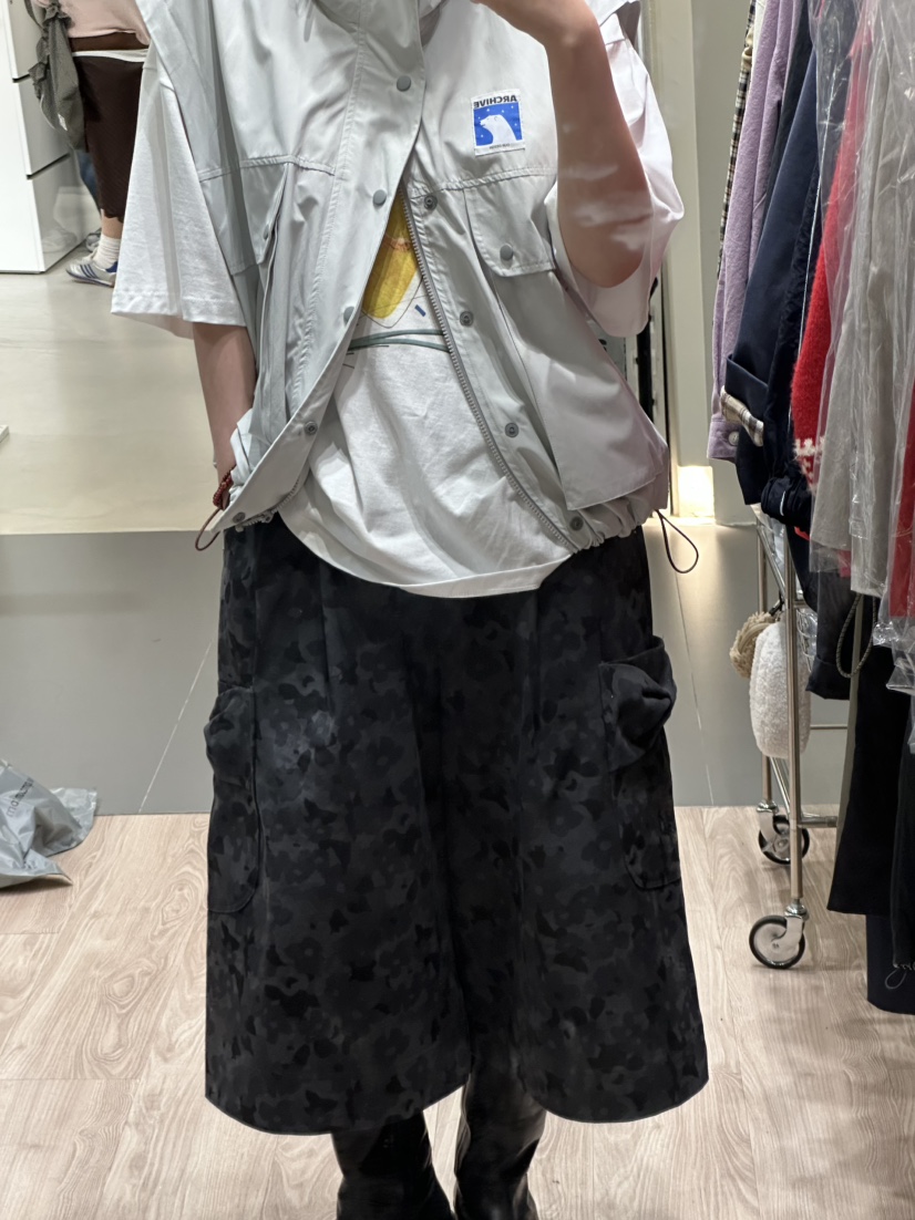 ARCHIVE-P東大門㊣代購女裝新款職業休閑真品人氣短褲迷彩ARCHIVE-P短褲