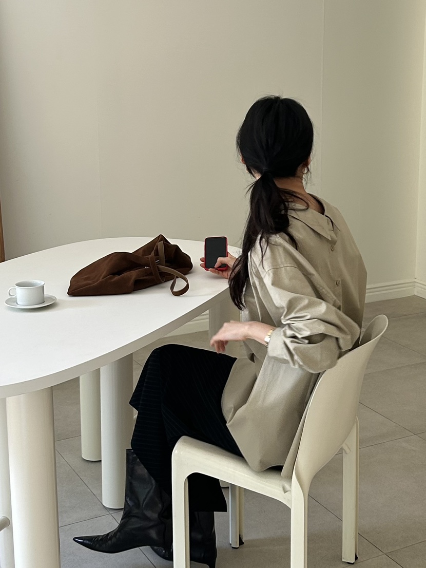 ME MO東大門㊣代購女士新品時尚熱賣25秋冬襯衫蕾絲衫雙面ME MO襯衫/蕾絲衫