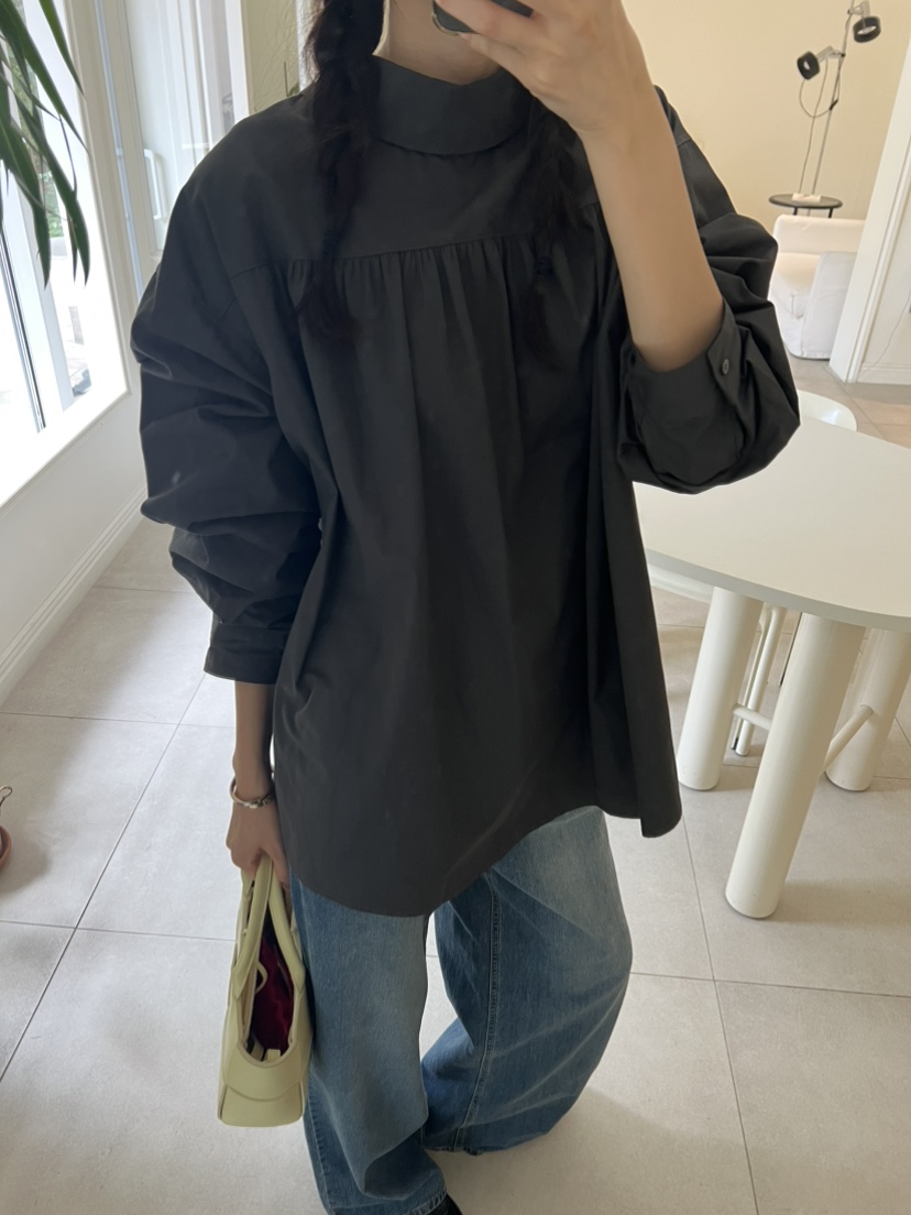 ME MO東大門㊣代購女士新品時尚熱賣25秋冬襯衫蕾絲衫雙面ME MO襯衫/蕾絲衫